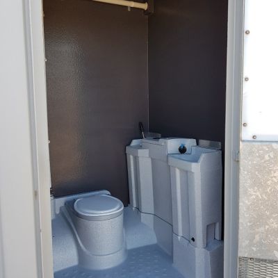 Site Storage Hub with Toilet