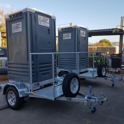 Tow-Yourself Single Toilet Trailer