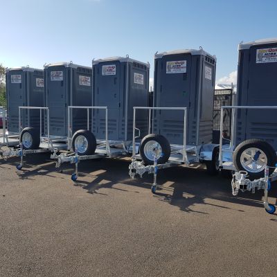 Tow-Yourself Single Toilet Trailer