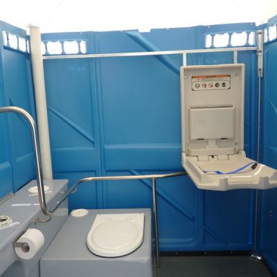 Disability Accessible Portable Toilet & Parent Room
