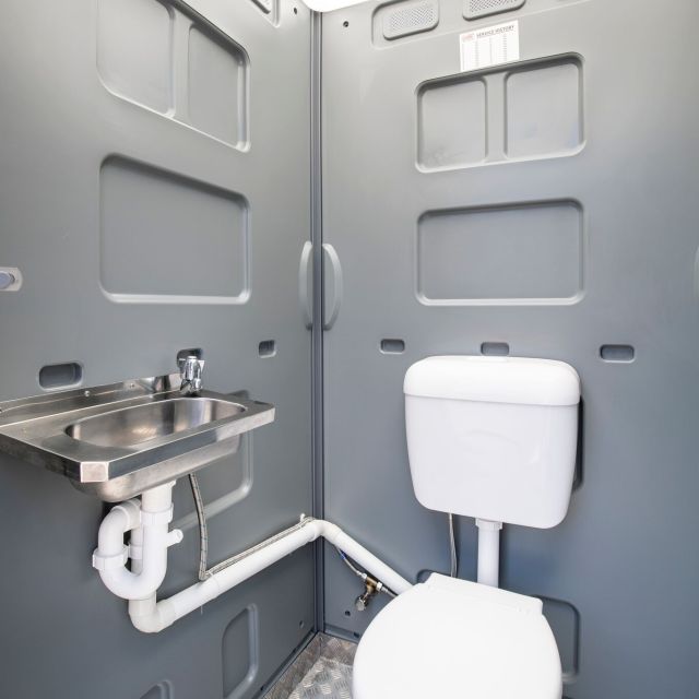Sewer Connected Portable Toilets