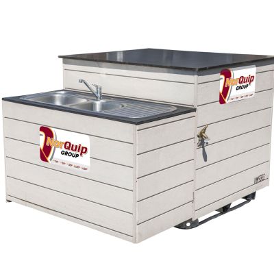 Dish Wash Stations with 1,000L Grey Water Tank