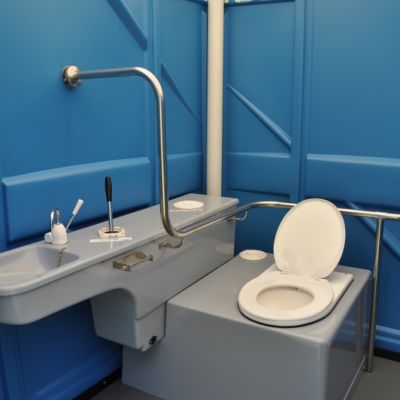 Disability Accessible Portable Toilet & Parent Room