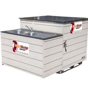 Dish Wash Stations with 1,000L Grey Water Tank