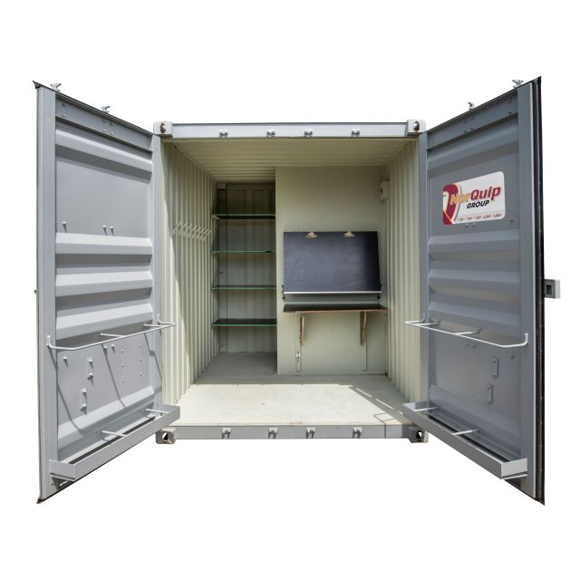 Site Storage Hub with Toilet