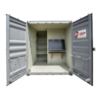 Site Storage Hub with Toilet