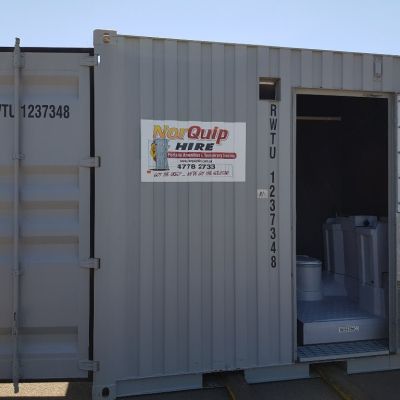 Site Storage Hub with Toilet