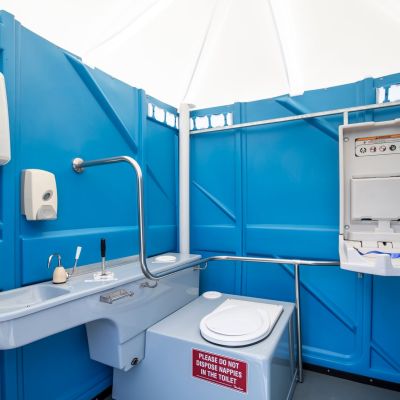 Disability Accessible Portable Toilet & Parent Room