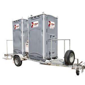 Tow-Yourself Double Shower Trailer