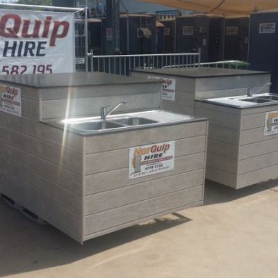 Dish Wash Stations with 1,000L Grey Water Tank