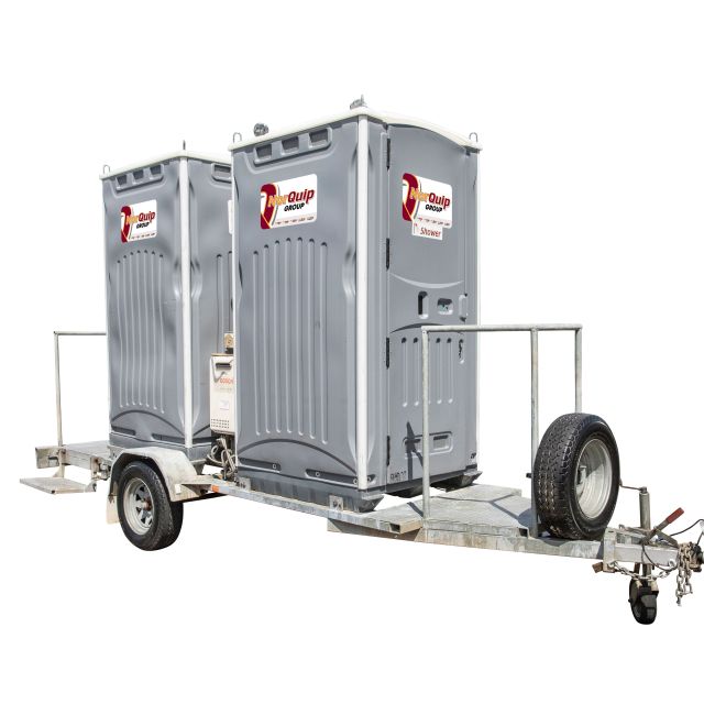 Tow-Yourself Double Shower Trailer
