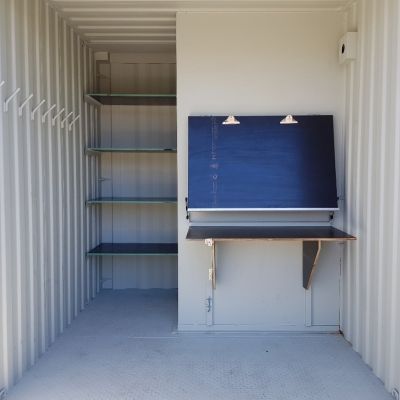 Site Storage Hub with Toilet