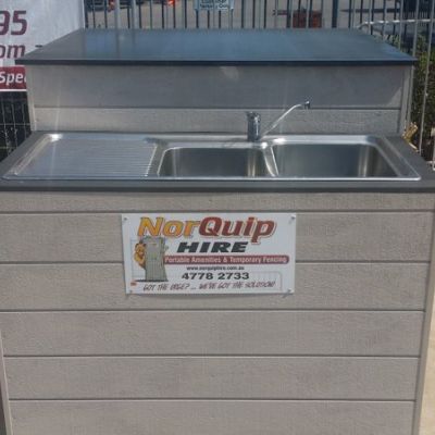 Dish Wash Stations with 1,000L Grey Water Tank